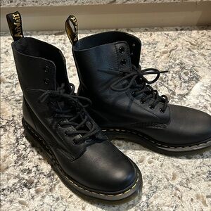 Dr. Martens Black Leather Boots- BRAND NEW NEVER WORN, no box